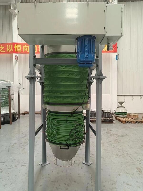 Dust free loading chute,built-in dust filter loading bellow telescopic chute for cement
